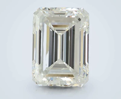 4.55ct F VVS2 Rare Carat Ideal Cut Emerald Lab Grown Diamond