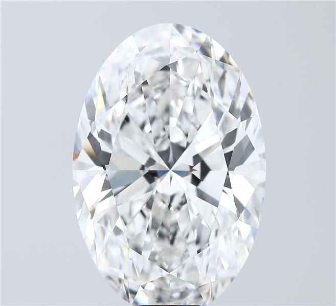 22.53ct E VVS2 Rare Carat Ideal Cut Oval Lab Grown Diamond
