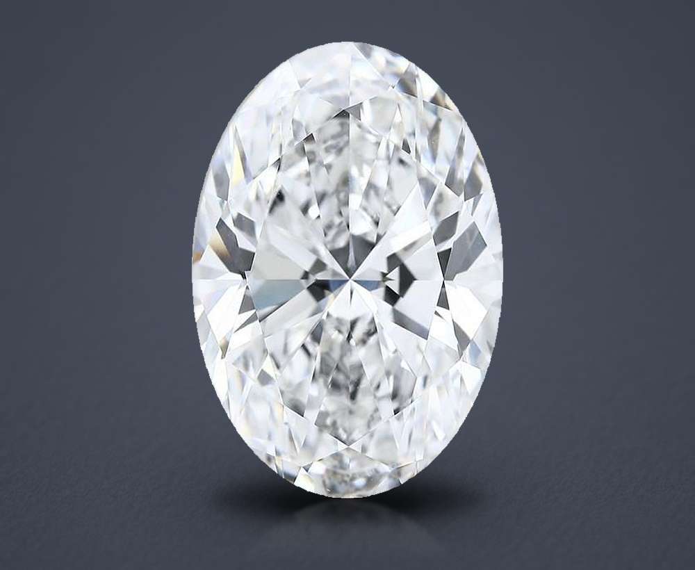 22.53ct E VVS2 Rare Carat Ideal Cut Oval Lab Grown Diamond