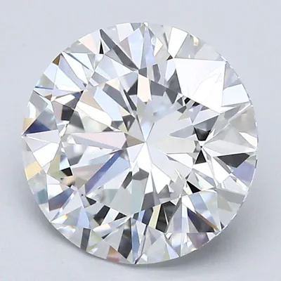 2.83ct E VVS1 Rare Carat Ideal Cut Round Diamond