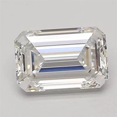 2.45ct E VS1 Rare Carat Ideal Cut Emerald Lab Grown Diamond