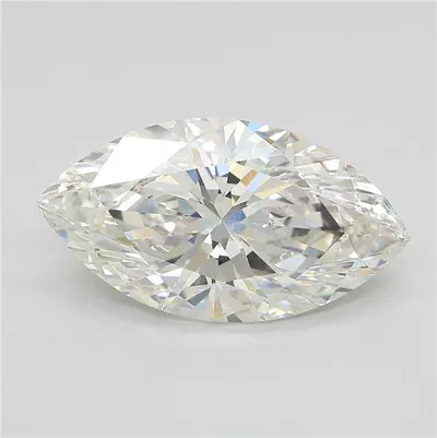6.15ct F VS1 Rare Carat Ideal Cut Marquise Lab Grown Diamond