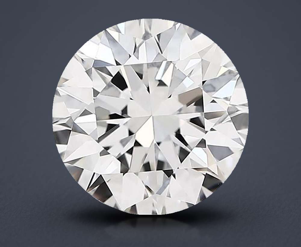 5.05ct H IF Rare Carat Ideal Cut Round Diamond