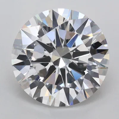 3.06ct F VVS2 Rare Carat Ideal Cut Round Lab Grown Diamond
