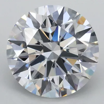 3.22ct E VS1 Rare Carat Ideal Cut Round Lab Grown Diamond