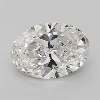 3.03ct G VVS2 Rare Carat Ideal Cut Oval Lab Grown Diamond