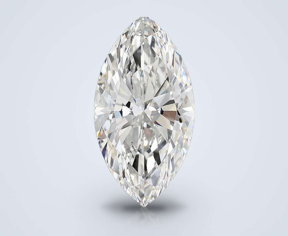 12.09ct F VVS2 Rare Carat Ideal Cut Marquise Lab Grown Diamond