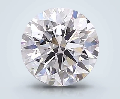 1.61ct E VS2 Rare Carat Ideal Cut Round Lab Grown Diamond