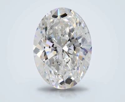 2.54ct E VVS2 Rare Carat Ideal Cut Oval Lab Grown Diamond
