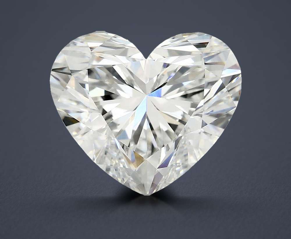 5.09ct E VVS2 Rare Carat Ideal Cut Heart Lab Grown Diamond