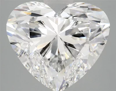 5.09ct E VVS2 Rare Carat Ideal Cut Heart Lab Grown Diamond
