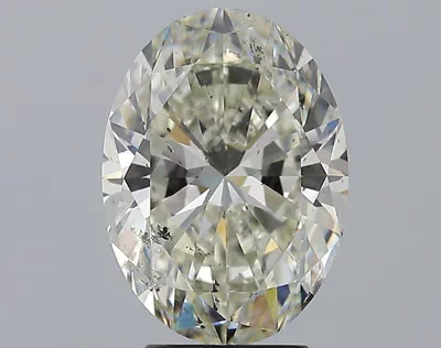 4.01ct I SI2 Rare Carat Ideal Cut Oval Diamond