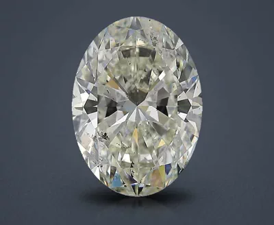 4.01ct I SI2 Rare Carat Ideal Cut Oval Diamond