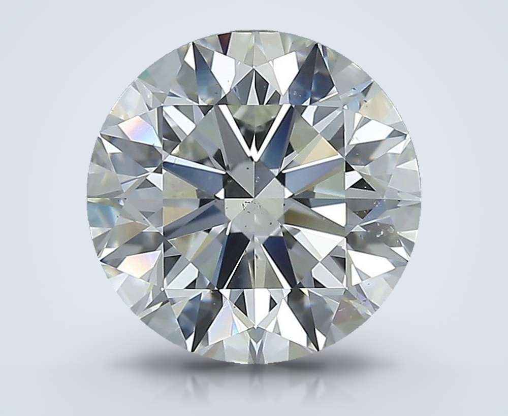 3.50ct J SI1 Rare Carat Ideal Cut Round Diamond