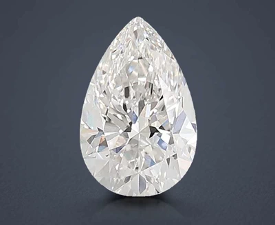 2.90ct E VS1 Very Good Cut Pear Lab Grown Diamond