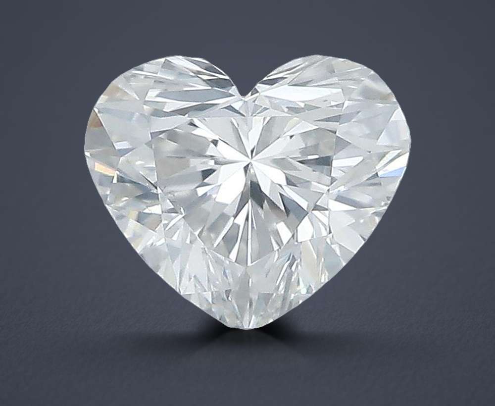 0.51ct I SI1 Rare Carat Ideal Cut Heart Diamond