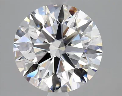 3.22ct E VVS2 Rare Carat Ideal Cut Round Diamond