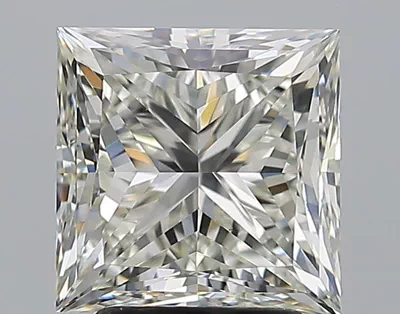 3.00ct J VS1 Rare Carat Ideal Cut Princess Diamond