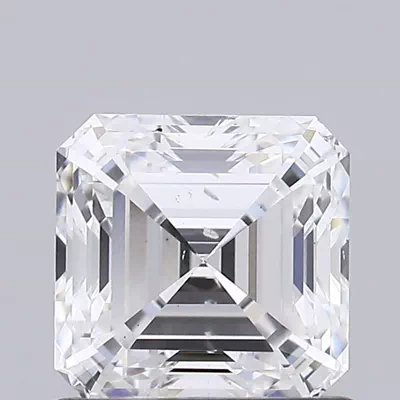 1.00ct E SI1 Very Good Cut Asscher Lab Grown Diamond