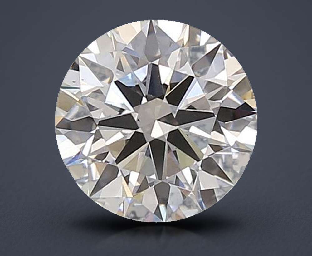 1.39ct D VS2 Rare Carat Ideal Cut Round Lab Grown Diamond