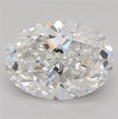 1.55ct D VVS2 Rare Carat Ideal Cut Oval Lab Grown Diamond