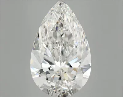11.81ct F VVS2 Rare Carat Ideal Cut Pear Lab Grown Diamond
