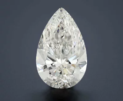 11.81ct F VVS2 Rare Carat Ideal Cut Pear Lab Grown Diamond