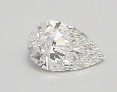 0.63ct D VVS1 Rare Carat Ideal Cut Pear Lab Grown Diamond