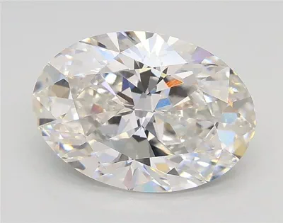 2.01ct F VS1 Rare Carat Ideal Cut Oval Lab Grown Diamond