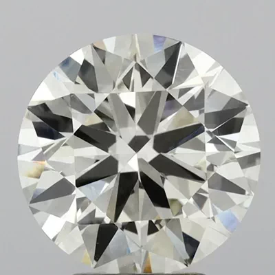 3.50ct I VVS2 Very Good Cut Round Lab Grown Diamond