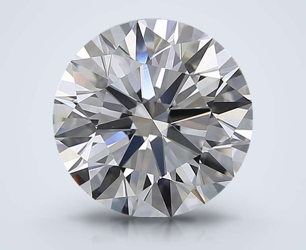 2.66ct E IF Rare Carat Ideal Cut Round Diamond