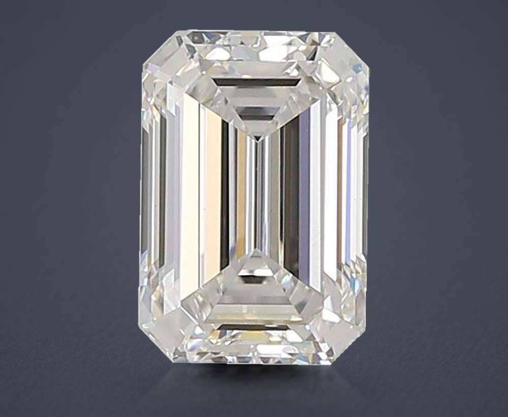 1.59ct D VS1 Rare Carat Ideal Cut Emerald Lab Grown Diamond