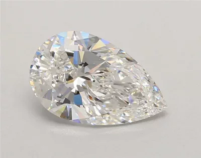 2.28ct E VVS2 Rare Carat Ideal Cut Pear Lab Grown Diamond
