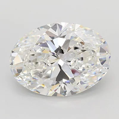 3.58ct E VVS2 Rare Carat Ideal Cut Oval Lab Grown Diamond