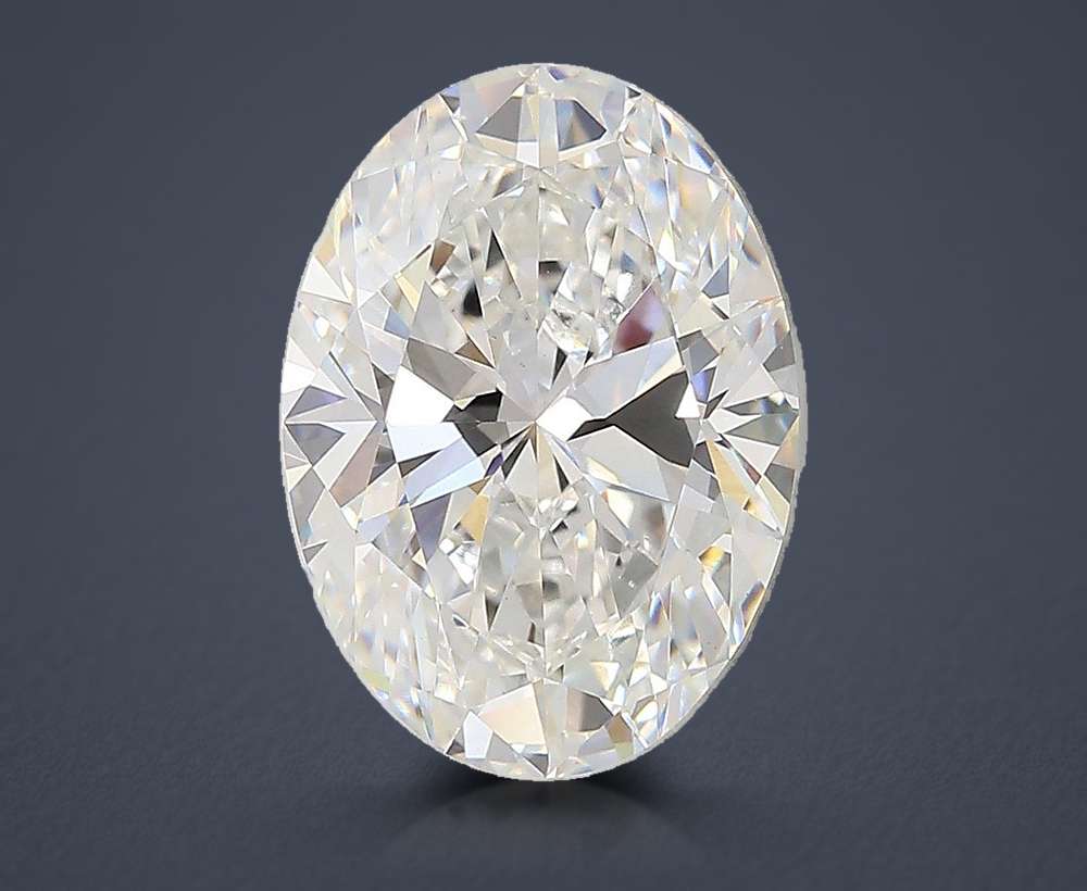 3.58ct E VVS2 Rare Carat Ideal Cut Oval Lab Grown Diamond