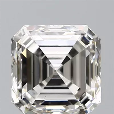 4.01ct H VS1 Rare Carat Ideal Cut Asscher Lab Grown Diamond