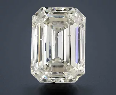 5.02ct I SI2 Rare Carat Ideal Cut Emerald Diamond
