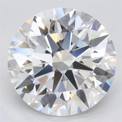 4.04ct D VVS1 Rare Carat Ideal Cut Round Lab Grown Diamond