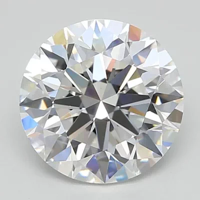 2.72ct E VVS2 Rare Carat Ideal Cut Round Lab Grown Diamond