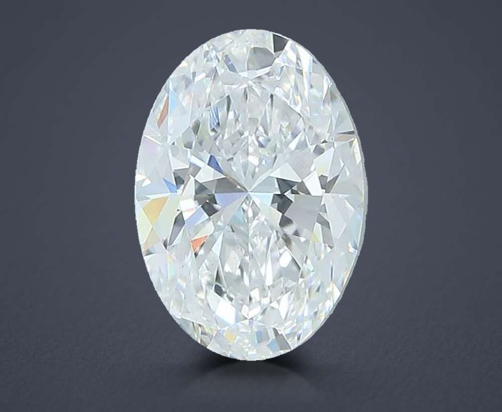 4.01ct E VS1 Rare Carat Ideal Cut Oval Lab Grown Diamond
