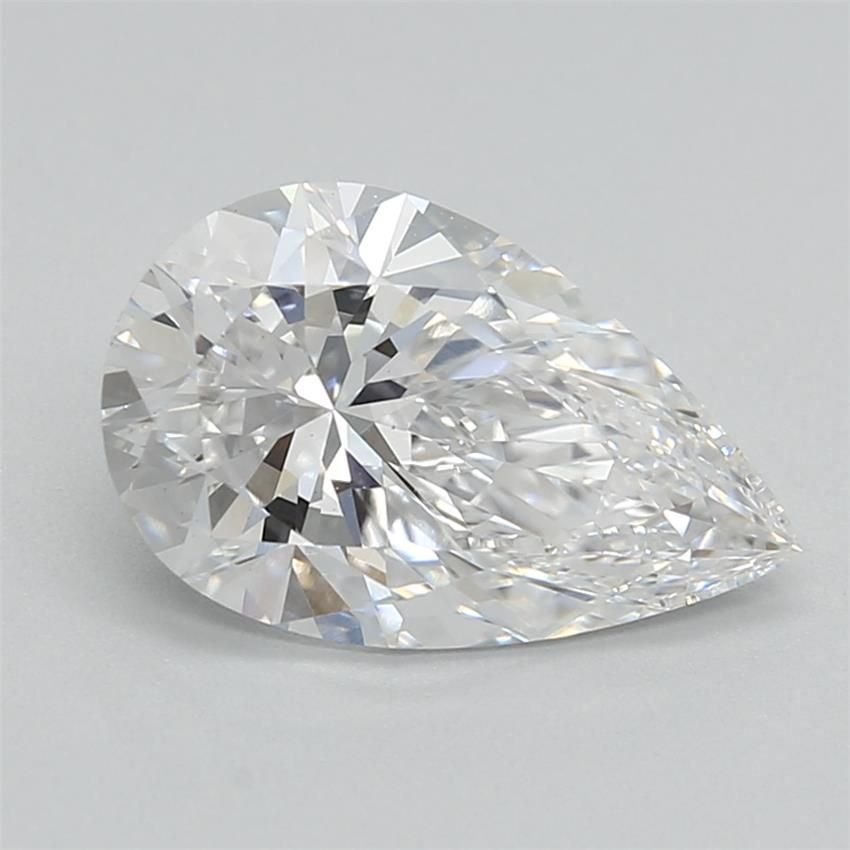 1.60ct D VS1 Rare Carat Ideal Cut Pear Lab Grown Diamond