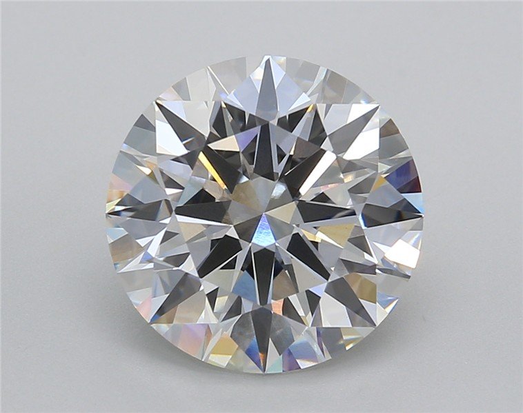 5.02ct F VVS2 Rare Carat Ideal Cut Round Lab Grown Diamond