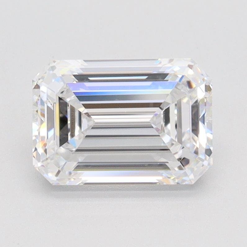 1.56ct D VVS2 Rare Carat Ideal Cut Emerald Lab Grown Diamond