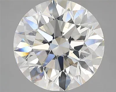 5.01ct K SI1 Rare Carat Ideal Cut Round Diamond