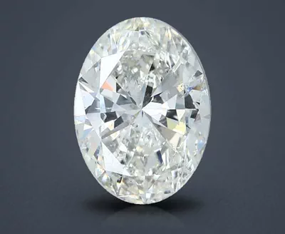 5.21ct J SI2 Rare Carat Ideal Cut Oval Diamond