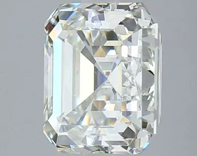 4.20ct K VS2 Rare Carat Ideal Cut Asscher Diamond
