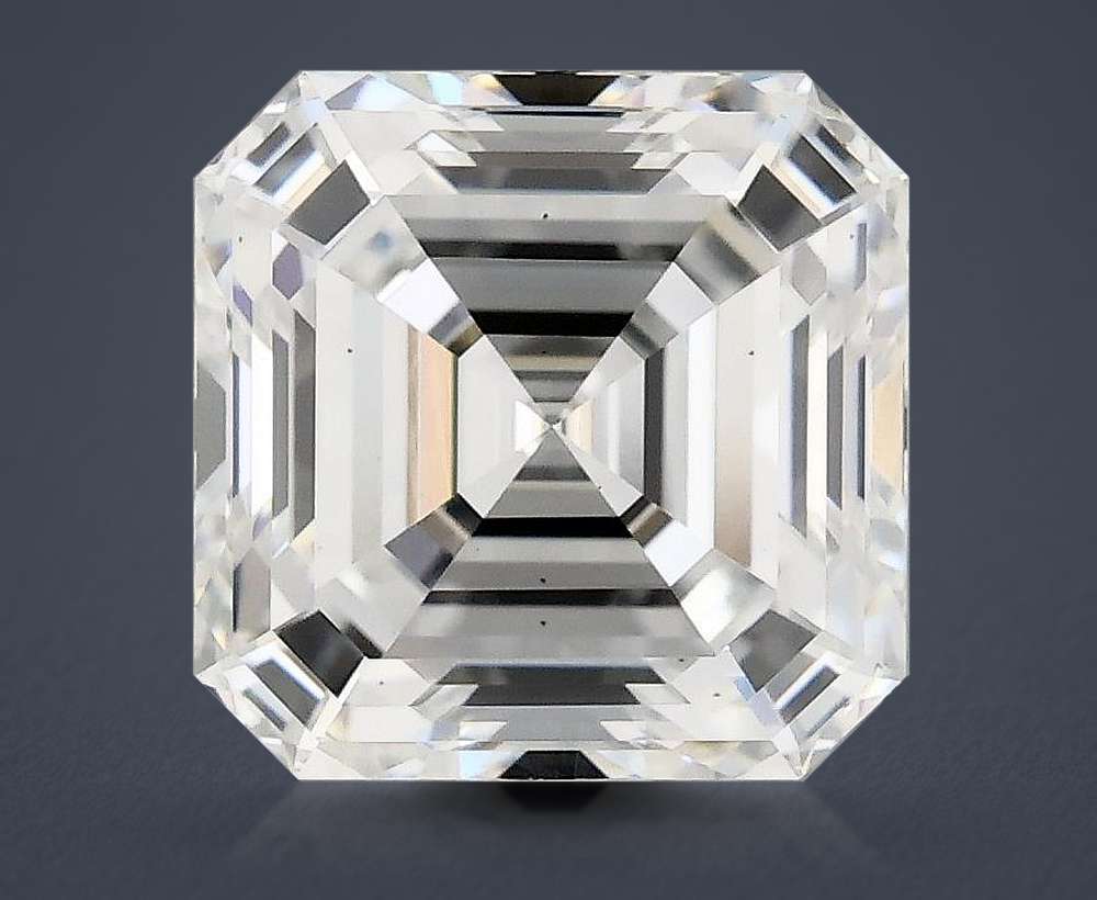 2.10ct D VS2 Rare Carat Ideal Cut Asscher Lab Grown Diamond