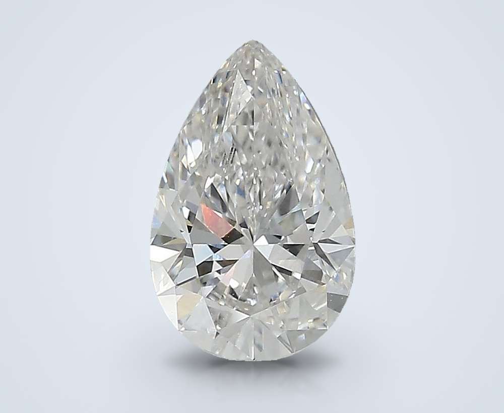1.54ct E VVS2 Rare Carat Ideal Cut Pear Lab Grown Diamond