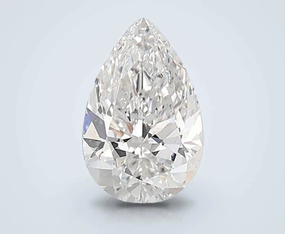 3.07ct E VS2 Rare Carat Ideal Cut Pear Lab Grown Diamond