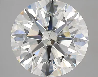 5.07ct J SI2 Rare Carat Ideal Cut Round Diamond